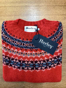 Harley of Scotland 100% pure new wool Fairisle