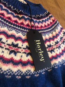 Ladies Harley Of Scotland pure new wool FairIsle
