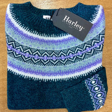 Load image into Gallery viewer, Harley of Scotland 100% superfine lambswool ladies Fairisle
