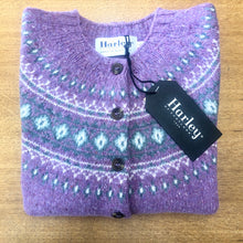 Load image into Gallery viewer, Harley of Scotland ladies 100% pure new wool FairIsle Cardigan
