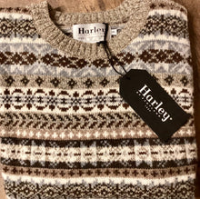 Load image into Gallery viewer, Mens Harley Of Scotland Fairisle 100% pure new wool
