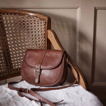 Load image into Gallery viewer, Barbour Ladies Laire Leather Saddle bag
