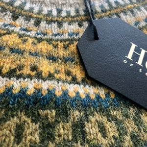 Ladies Harley Of Scotland FairIsle in pure new wool