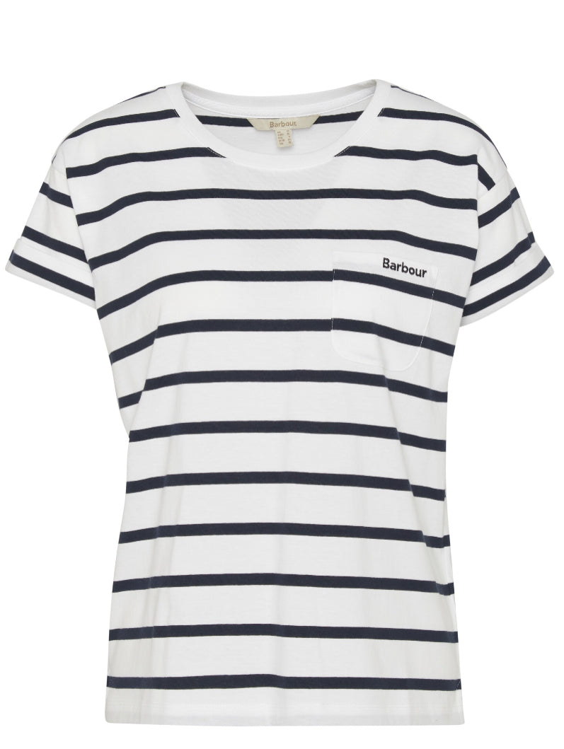 Barbour Ladies Otterburn striped Tshirt