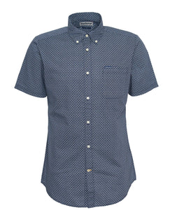 Barbour Mens shell tailored short sleeve shirt
