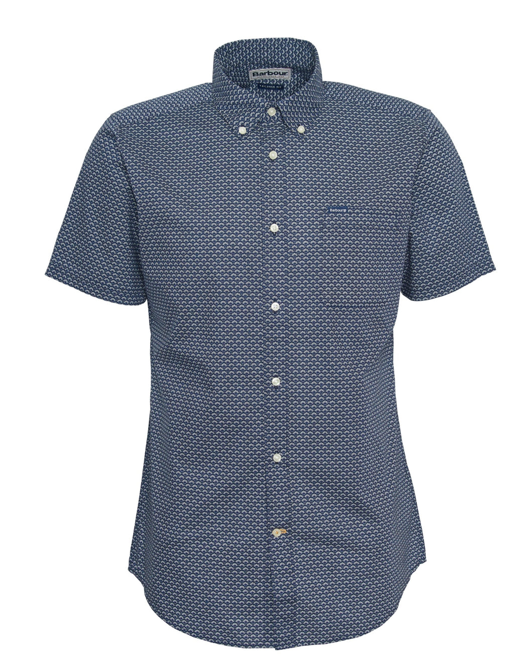 Barbour Mens shell tailored short sleeve shirt