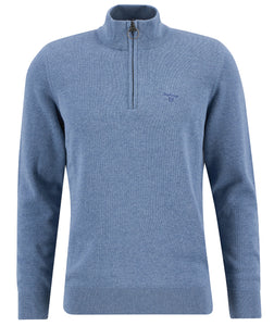 Barbour Cotton half zip knitted jumper