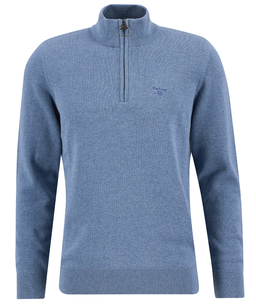 Barbour Cotton half zip knitted jumper
