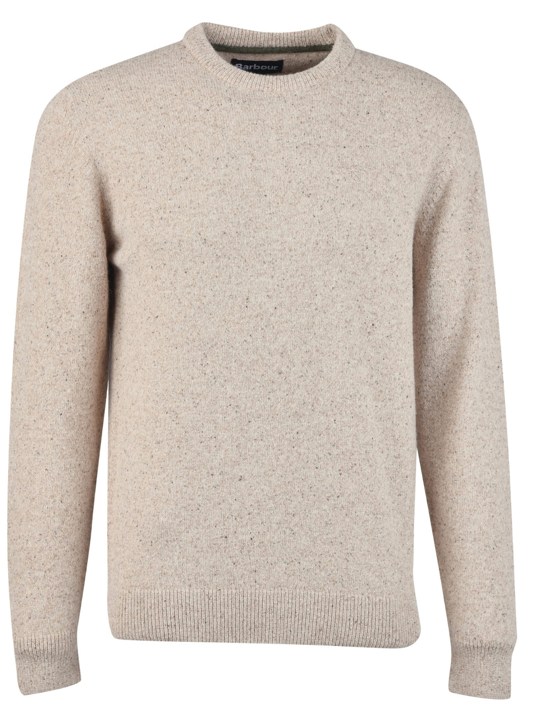 Barbour Mens Tisbury Crew in stone