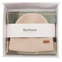 Load image into Gallery viewer, Barbour Ladies Pendle hat and scarf gift set
