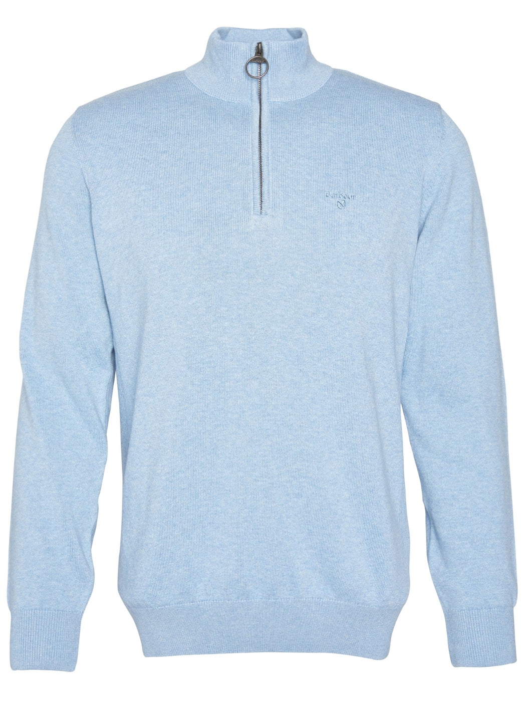 Barbour Mens 1/2 Zip cotton jumper