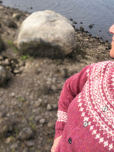 Load image into Gallery viewer, Harley of Scotland ladies pure new wool FairIsle Cardigan

