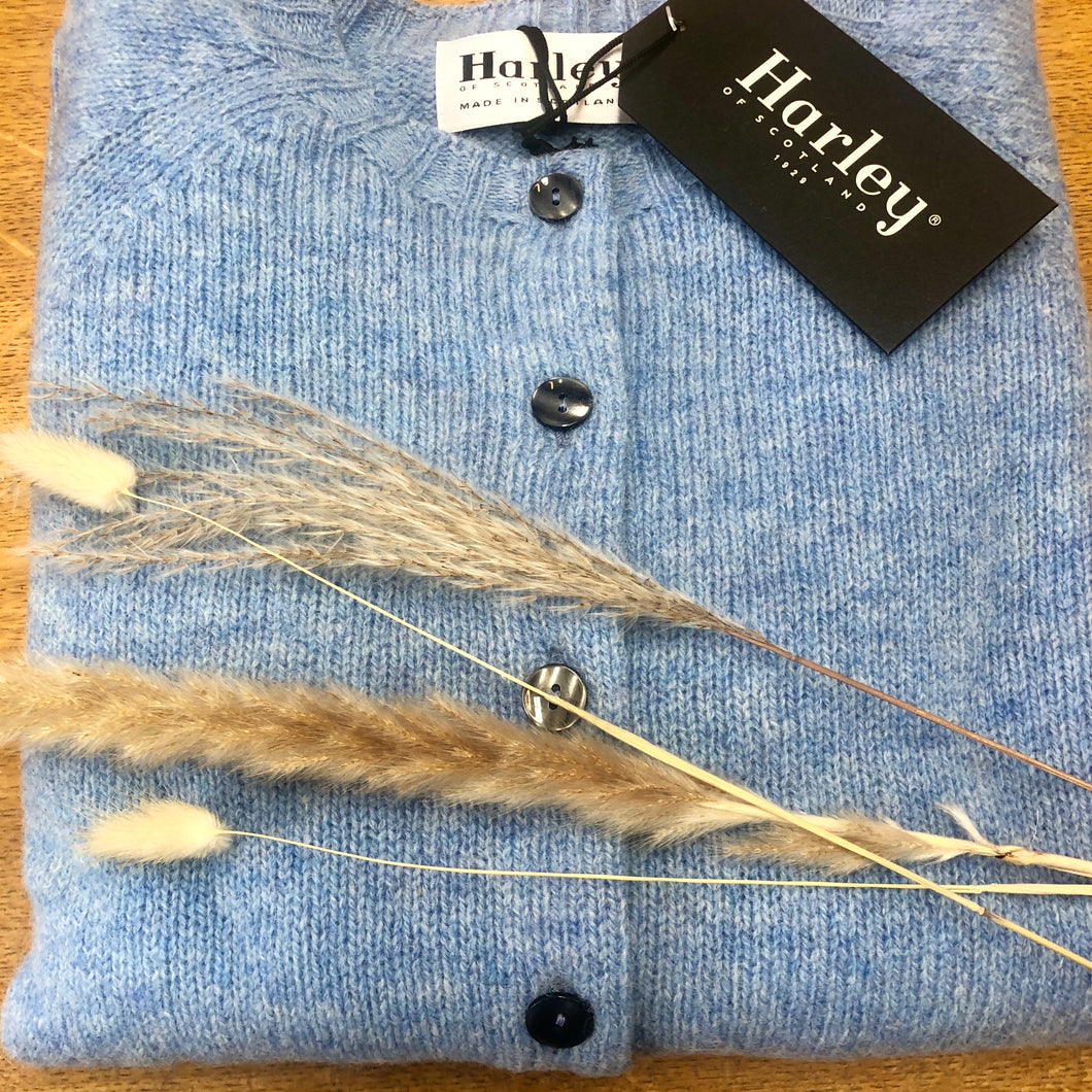 Harley of Scotland ladies pure new wool cardigan