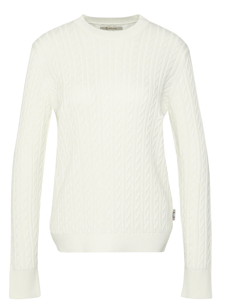 Barbour Ladies Hartland Cable Crew Knitted Jumper