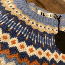 Load image into Gallery viewer, Ladies Harley Of Scotland Fairisle 100% superfine lambswool
