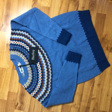 Load image into Gallery viewer, Ladies Harley Of Scotland Fairisle 100% superfine lambswool
