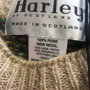 Ladies Harley Of Scotland FairIsle in pure new wool