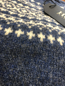 Harley of Scotland pure new wool Gents FairIsle