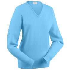 Glenbrae ladies Vneck Lambswool jumper