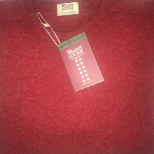 Load image into Gallery viewer, William Lockie lambswool Crew neck in poppy
