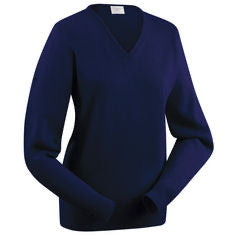 Glenbrae ladies Vneck Lambswool jumper