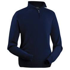 Gents Glenbrae 1/4 Zip Merino Jumper