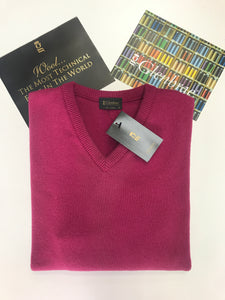 Gents Glenbrae V Neck lambswool