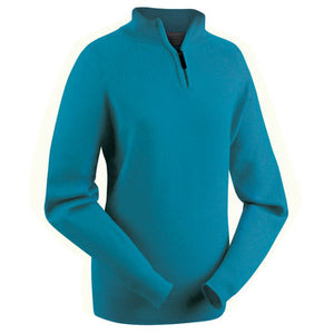 Glenbrae ladies lambswool zip neck