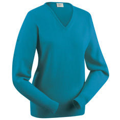 Glenbrae ladies Vneck Lambswool jumper