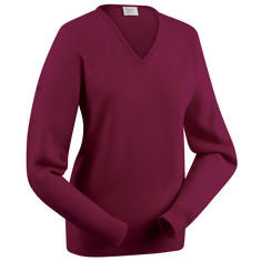 Glenbrae ladies Vneck Lambswool jumper