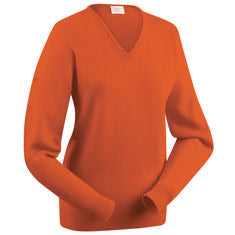 Glenbrae ladies Vneck Lambswool jumper