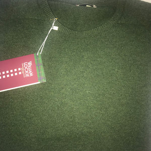 William Lockie Gents Crew Neck in Rosemary