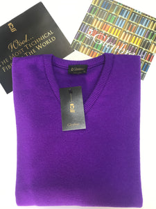 Gents Glenbrae V Neck lambswool